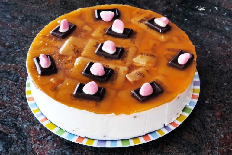 Tarta de Bizcoho y Galleta