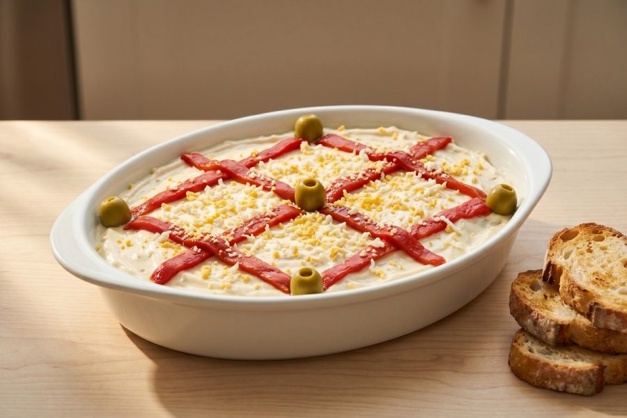 Ensaladilla Rusa con Verduras al Dente, Atún y Pimiento Asado