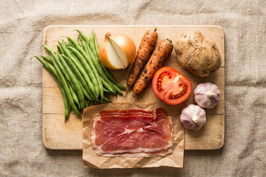 Judías Verdes a la Jardinera con Jamón Serrano