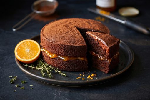Tarta de Chocolate y Naranja